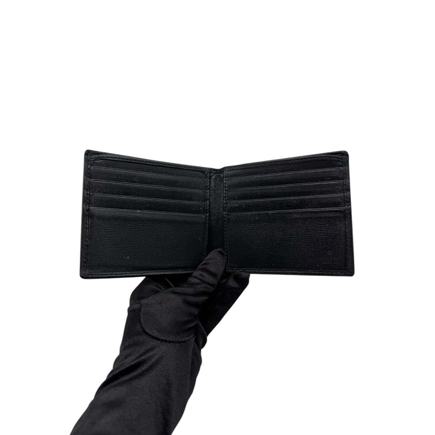 Cartera mediana para hombre Gucci en color negro