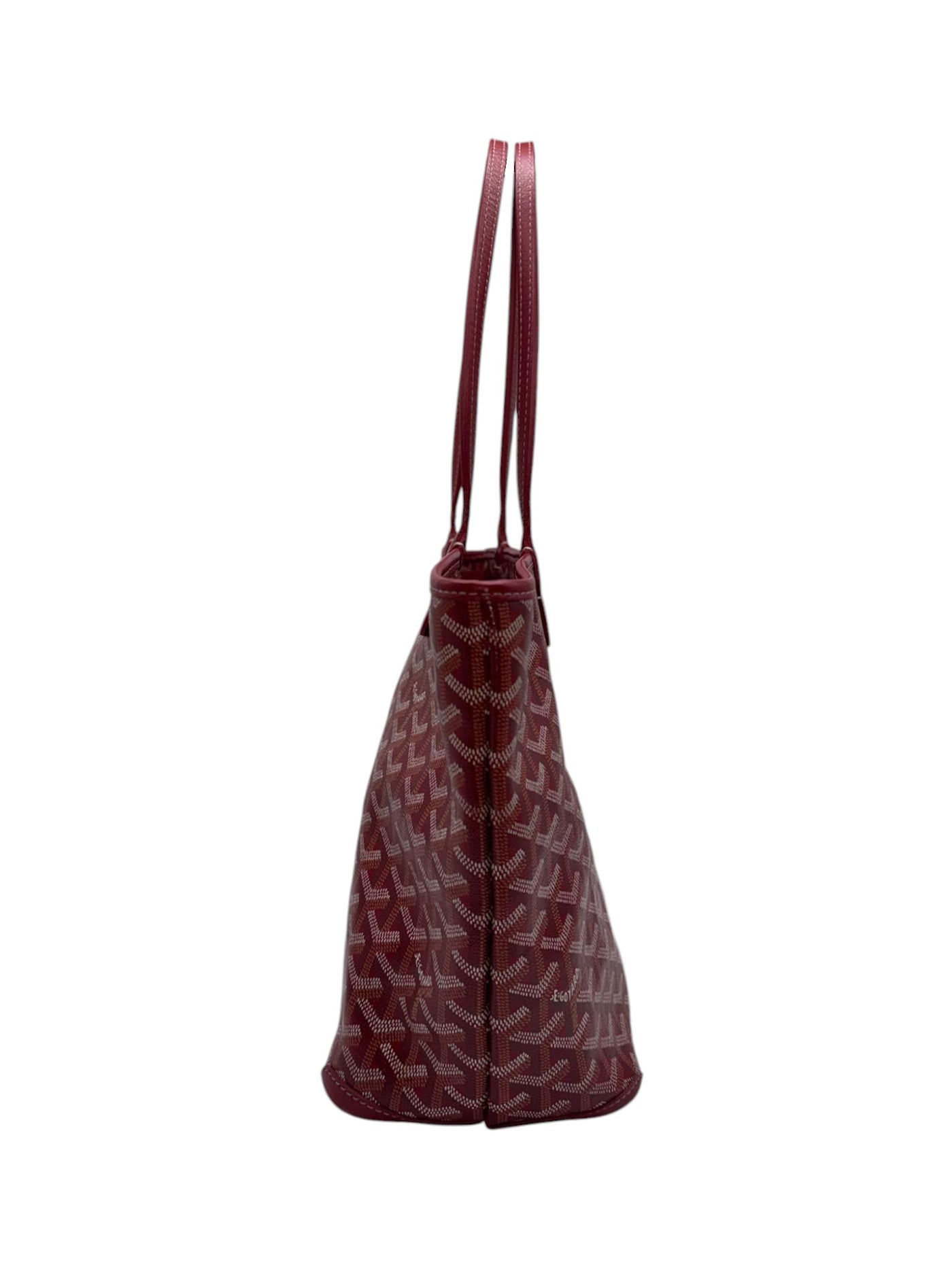 GOYARD Red Saint Louis PM Tote Bag