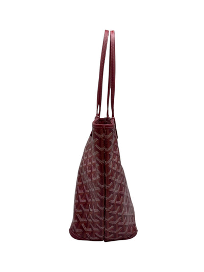 GOYARD Red Saint Louis PM Tote Bag
