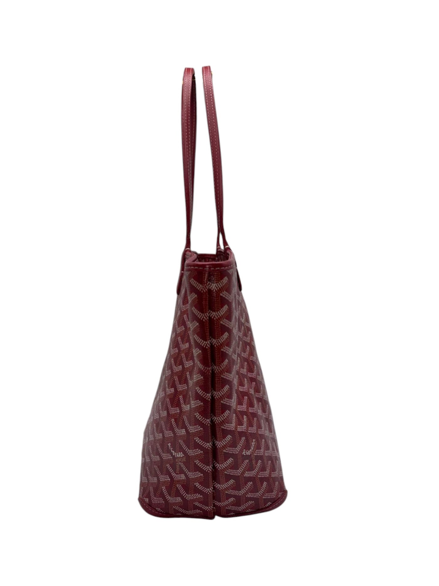 GOYARD Red Saint Louis PM Tote Bag