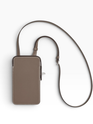 HERMES HAC A BOX PHONE CASE Étoupe