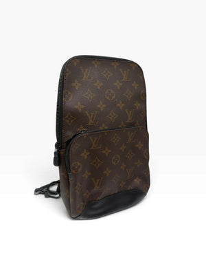 Louis Vuitton Monogram Macassar Avenue Sling Bag