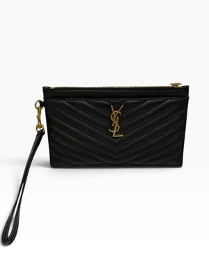 Saint Laurent
Monogram Matelassé Leather Pouch