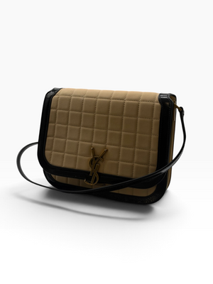 Saint Laurent Leather Solferino Supple Shoulder Bag Medium