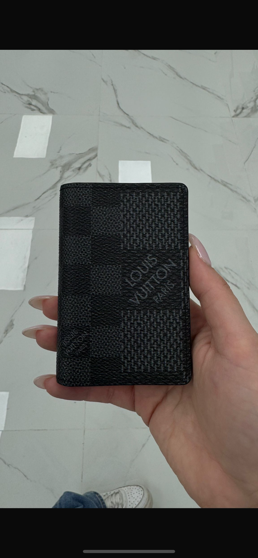 Louis Vuitton graphite wallet