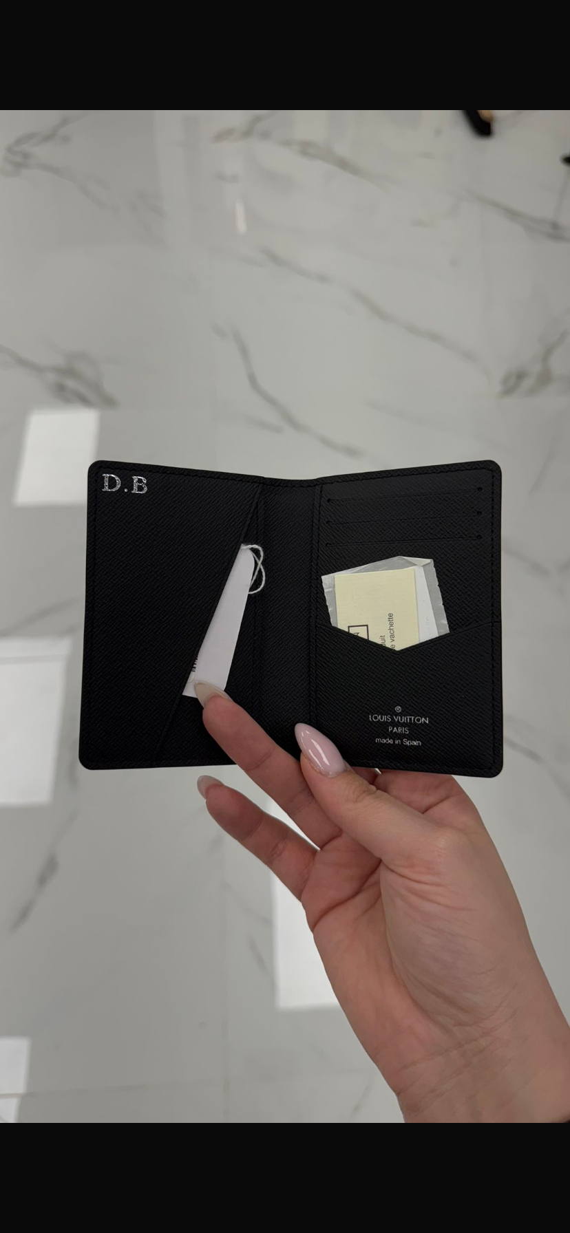 Louis Vuitton graphite wallet