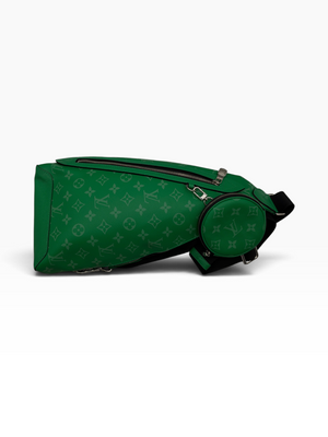 Louis Vuitton Leather LV Monogram Taigarama Duo Slingbag