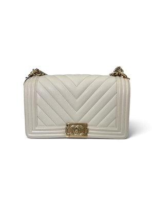 CHANEL CAVIAR BOY HANDBAG