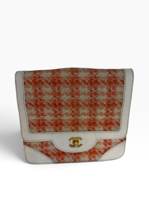 Chanel Vintage Tweed Flap Bag