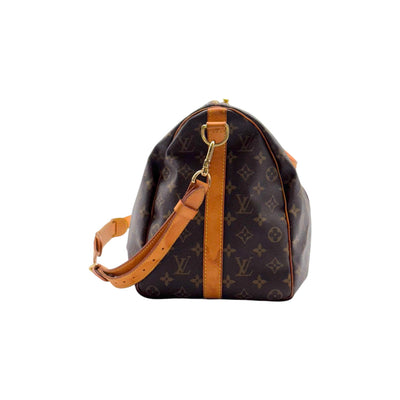 Louis Vuitton Keepall Bandouliere 45 Monogram In Brown