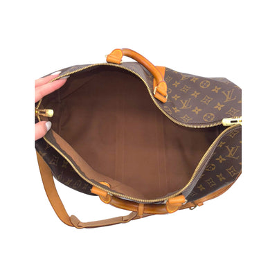 Louis Vuitton Keepall Bandouliere 45 Monogram In Brown