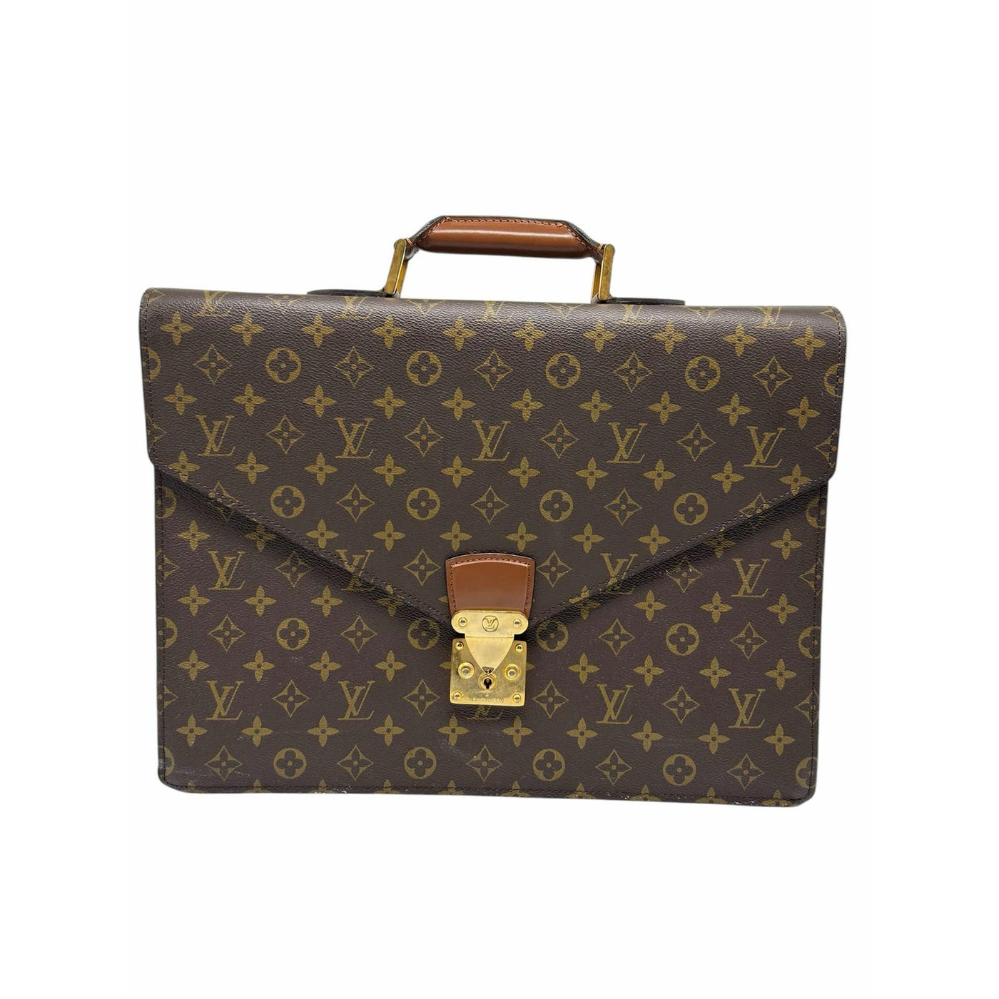 Bolso tipo mensajero tipo maletín para hombre de Louis Vuitton en color marrón