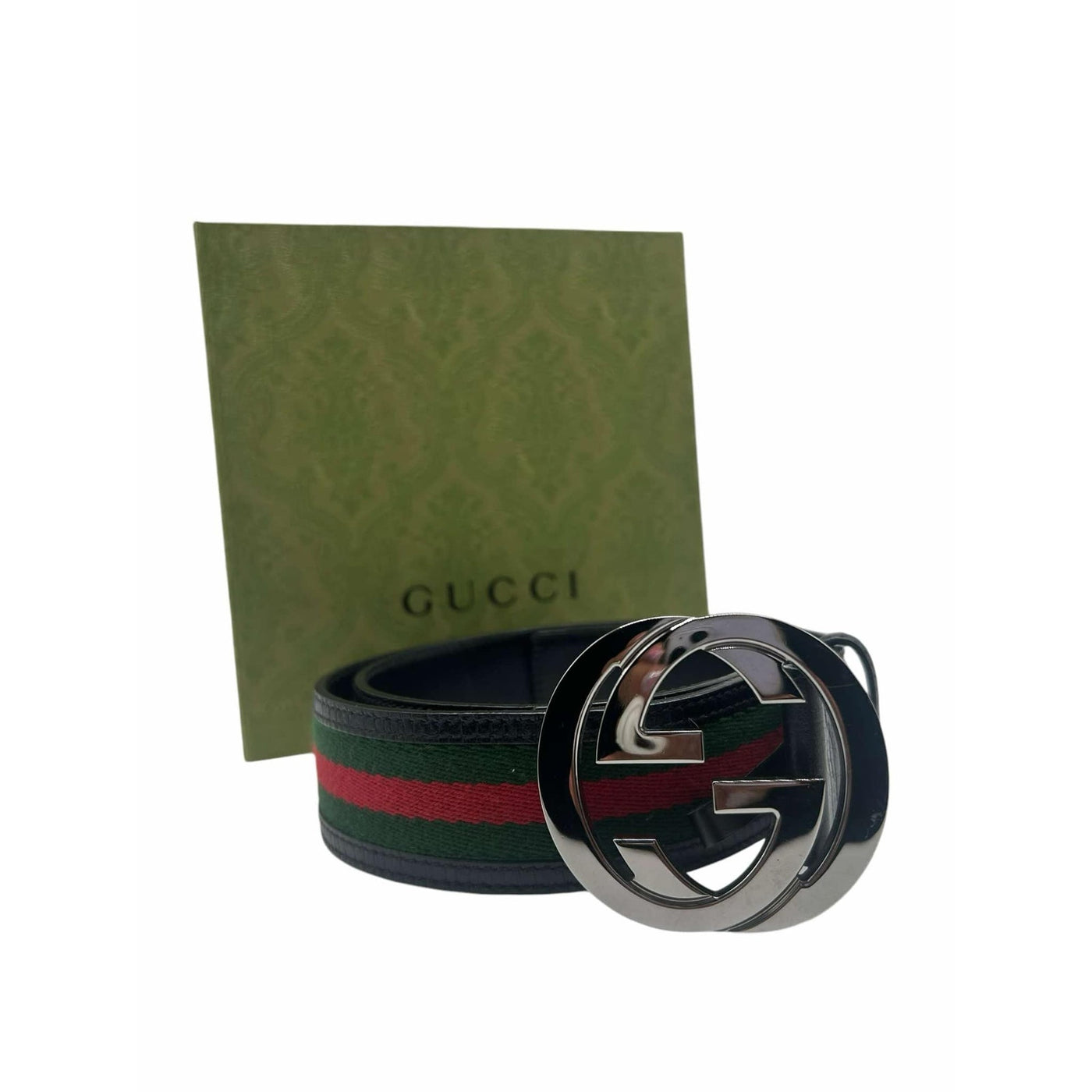 Gucci Black Leather Belt