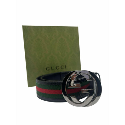 Gucci Black Leather Belt