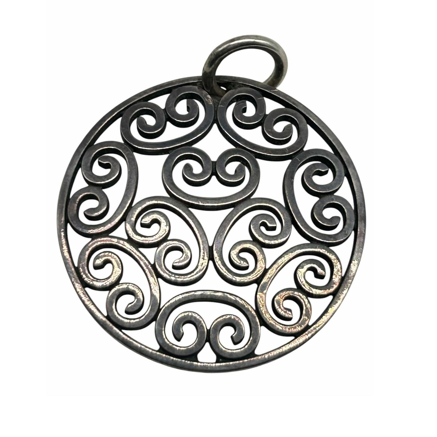 James Avery Pendant Large Moroccan Circle Disk Pendant