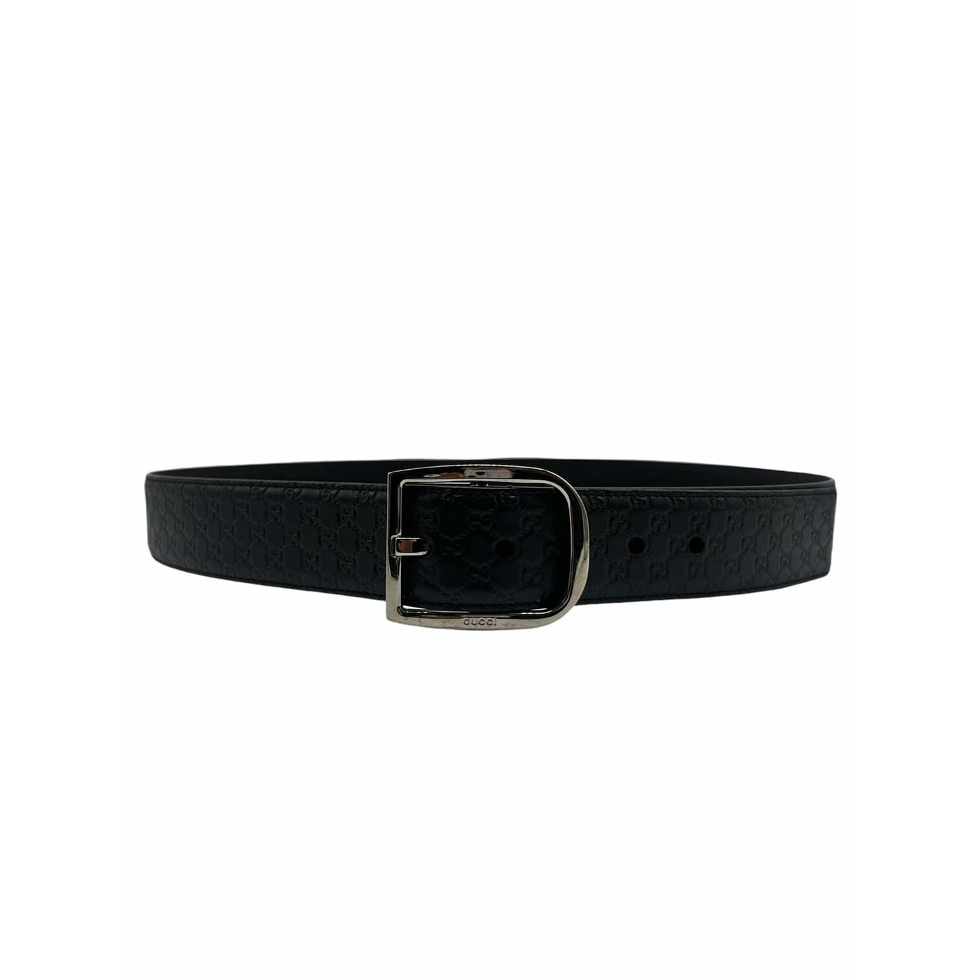 Gucci Black Leather Belt