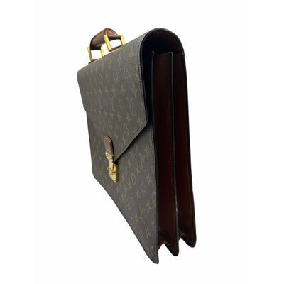 Bolso tipo mensajero tipo maletín para hombre de Louis Vuitton en color marrón