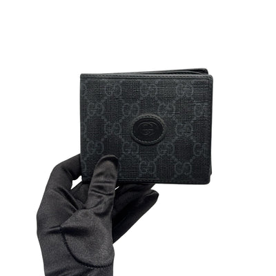 Cartera mediana para hombre Gucci en color negro