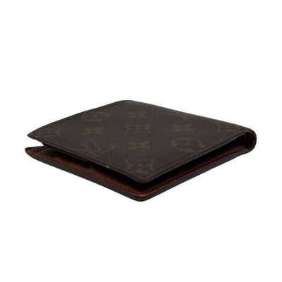 Louis Vuitton Monogram Bifold Wallet for Men, Leather and Zipper Closure