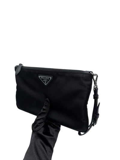 PRADA Medium Clutch in Black