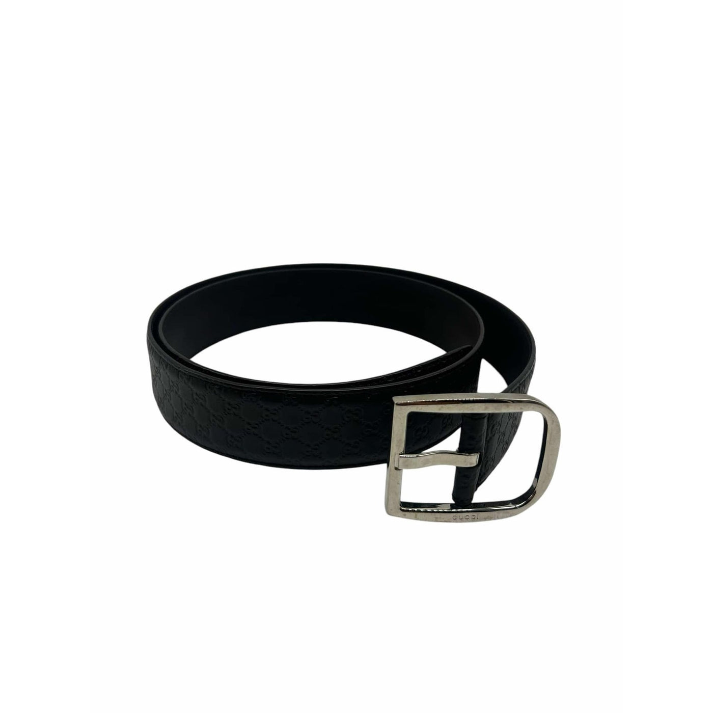 Gucci Black Leather Belt