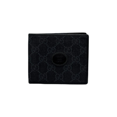 Cartera mediana para hombre Gucci en color negro