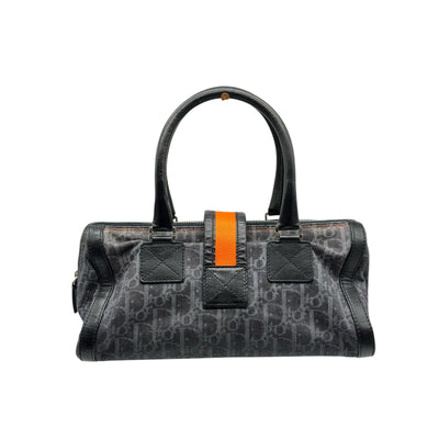 Bolso de mano de piel de mujer Christian Dior en color negro