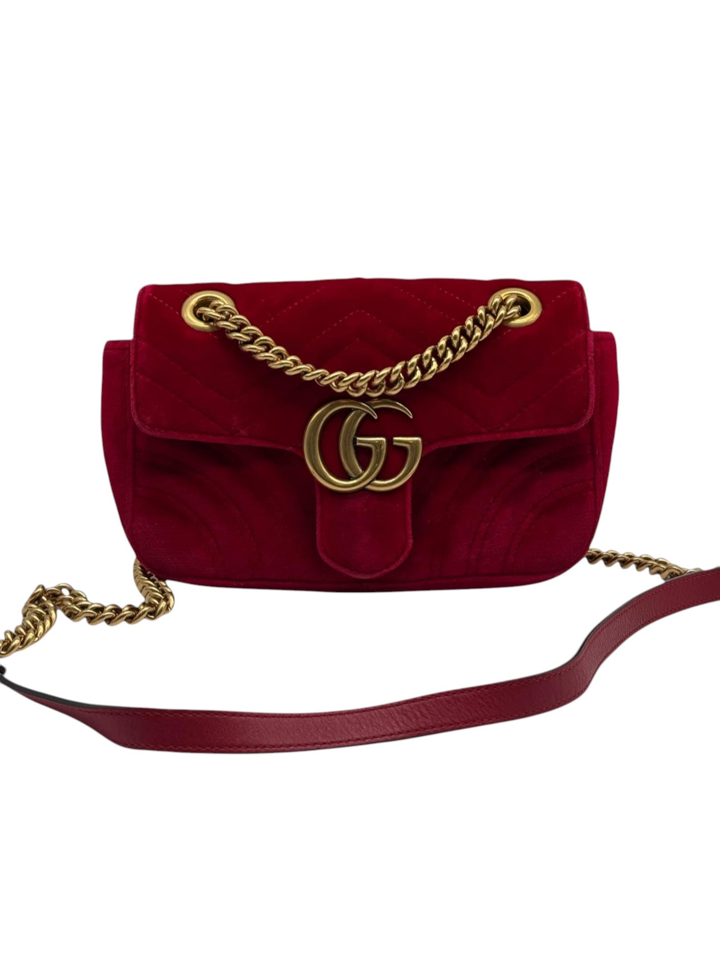 GUCCI 446744 Small Velvet Handbag