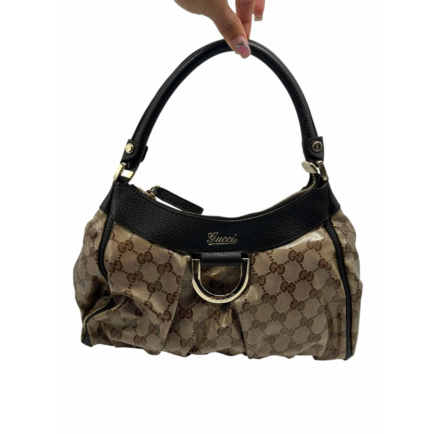 Bolso de hombro Gucci GG Crystal Abbey