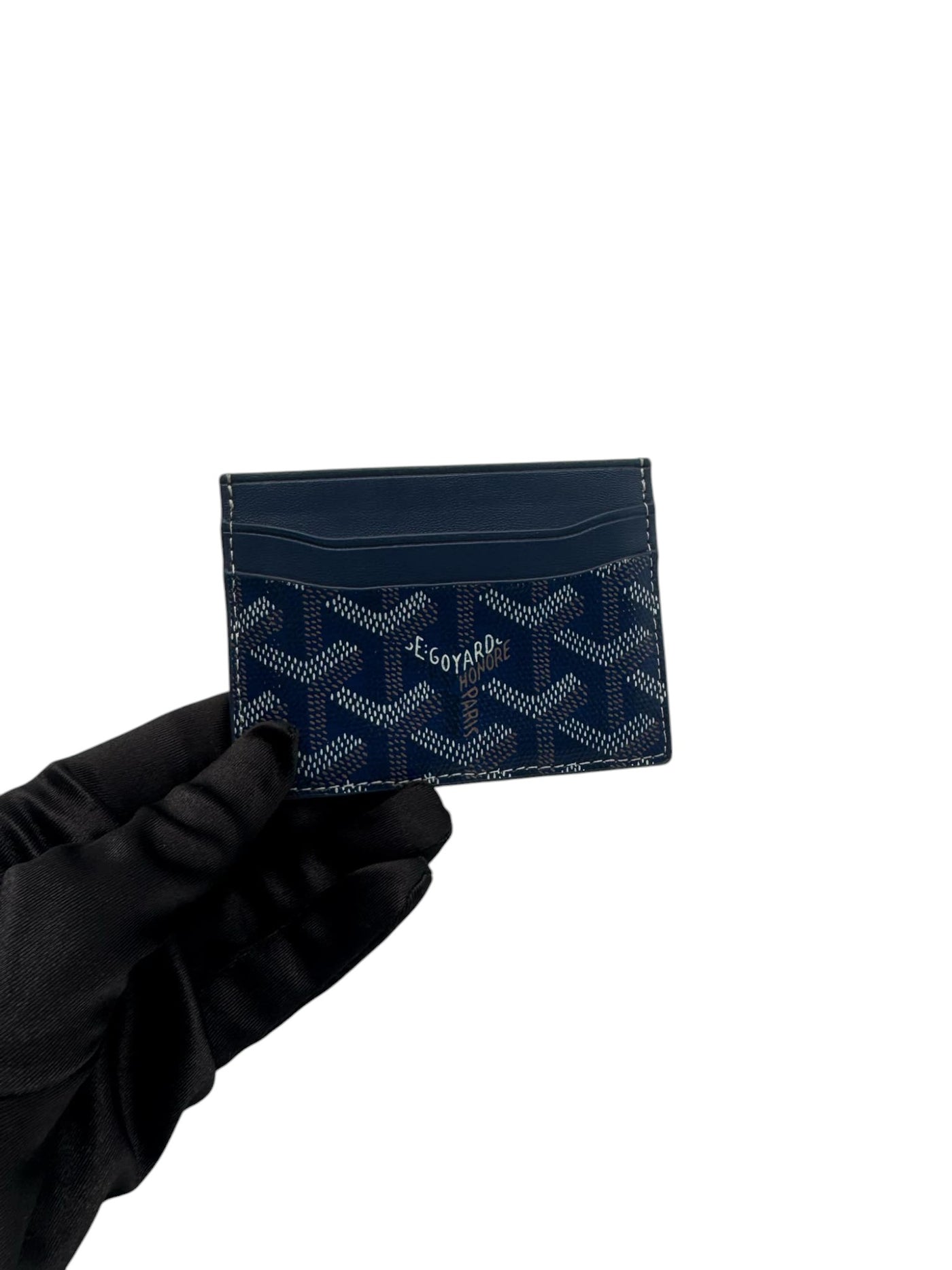 GOYARD Mini Cards Holder in Blue