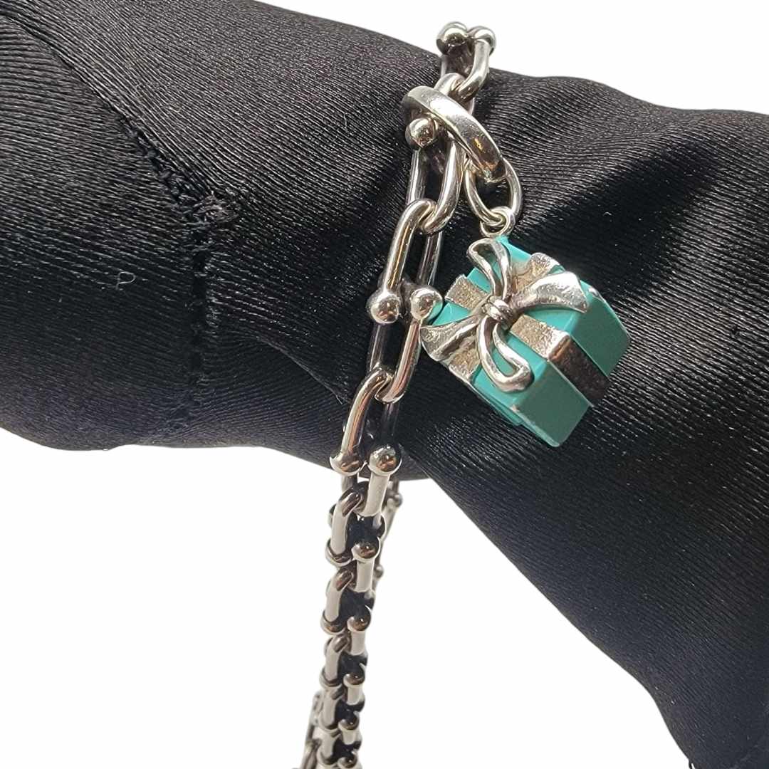 Tiffany & Co Sterling Silver Charm Bracelet