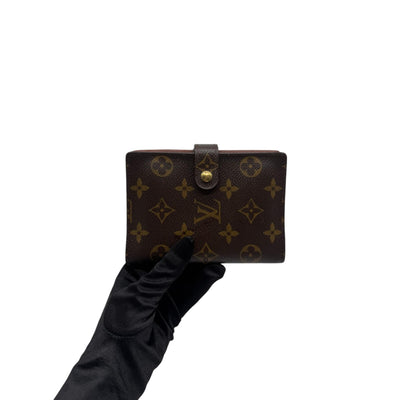 Louis Vuitton Women's Monogram Kisslock Wallet in Brown - Perfect for Any Occasion