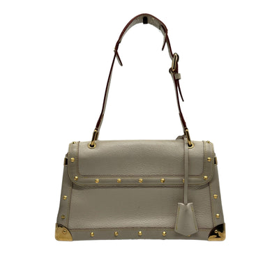 Bolso de mano Louis Vuitton Suhali en color beige