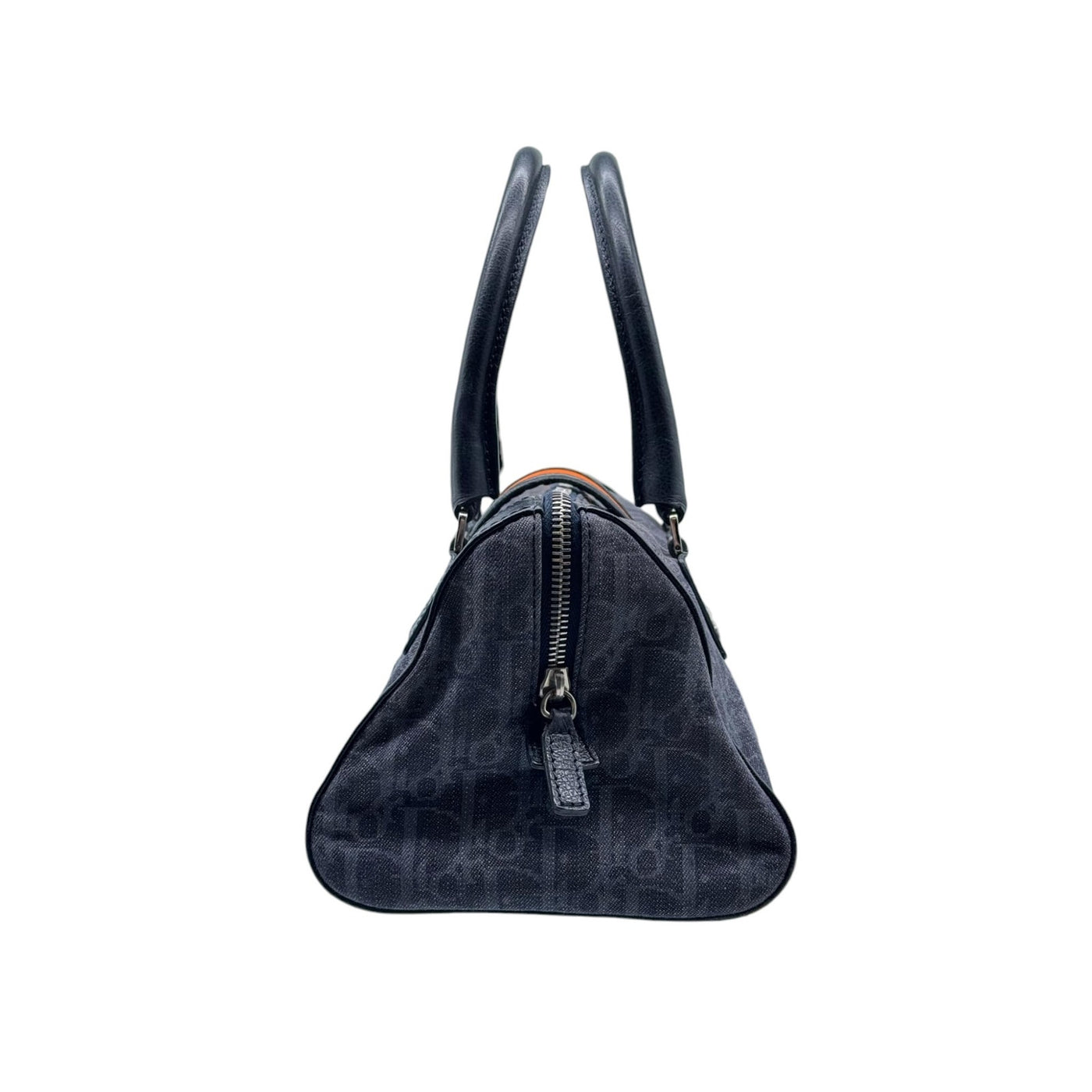 Bolso de mano de piel de mujer Christian Dior en color negro