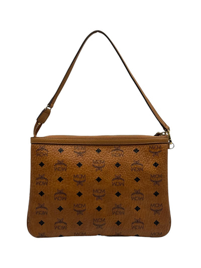 MCM Monogram Clutch in Brown