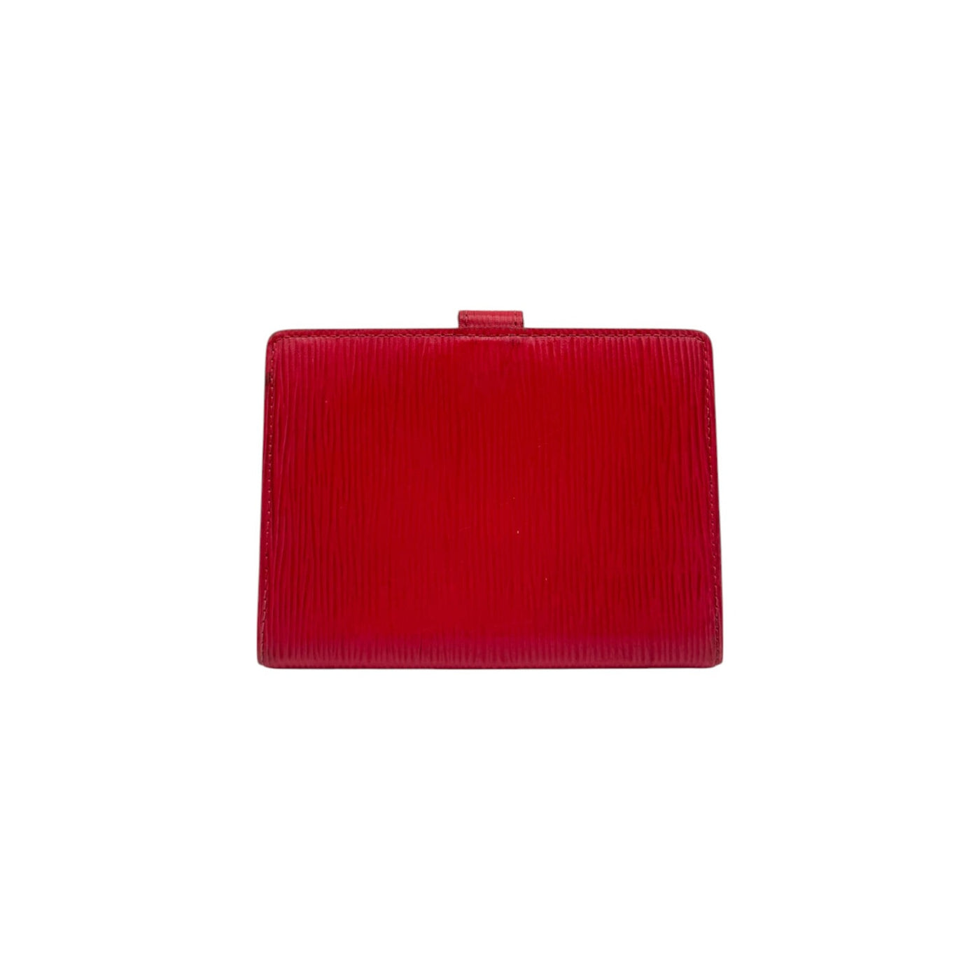 Louis Vuitton Red EPI Leather Bi-Fold Wallet for Women