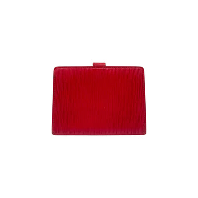 Cartera plegable Louis Vuitton en color rojo