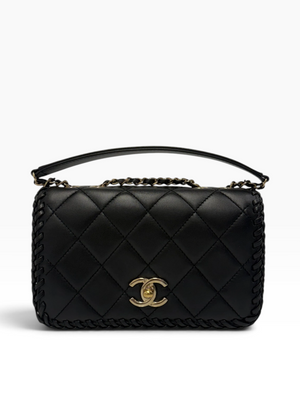 Chanel Lambskin Quilted Resin CC Mini Flap