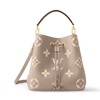 LOUIS VUITTON NEONOE MM BICOLOR EMPRINTED LEATHER HANDBAG
