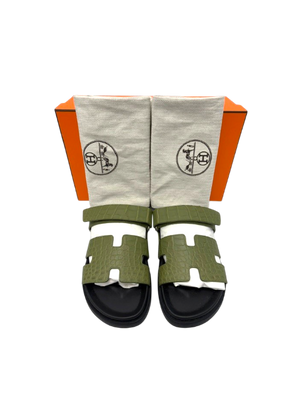 HERMES CHYPRE SLIDE/ SANDALS