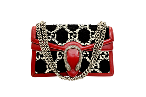 GUCCI DIONYSUS GG TWEED MEDIUM SHOULDER HANDBAG