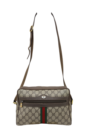 GUCCI GG SUPREME OPHIDIA SHOULDER HANDBAG