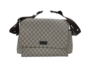 GUCCI GG SUPREME CANVAS DIAPER HANDBAG