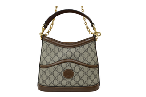 GUCCI BUCKET GG SUPREME  SHOULDER HANDBAG