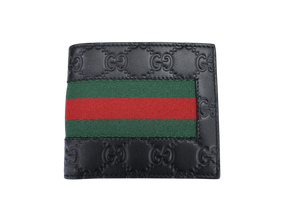 GUCCI LEATHER BIFOLD WALLET