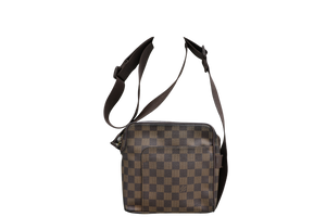 LOUIS VUITTON DAMIER EBENE OLAV PM MESSENGER HANDBAG