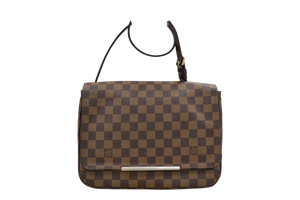 LOUIS VUITTON DAMIER EBENE HOXTON MM HANDBAG
