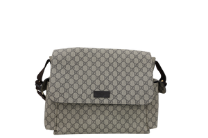 GUCCI SUPREME GG CANVAS DIAPER HANDBAG