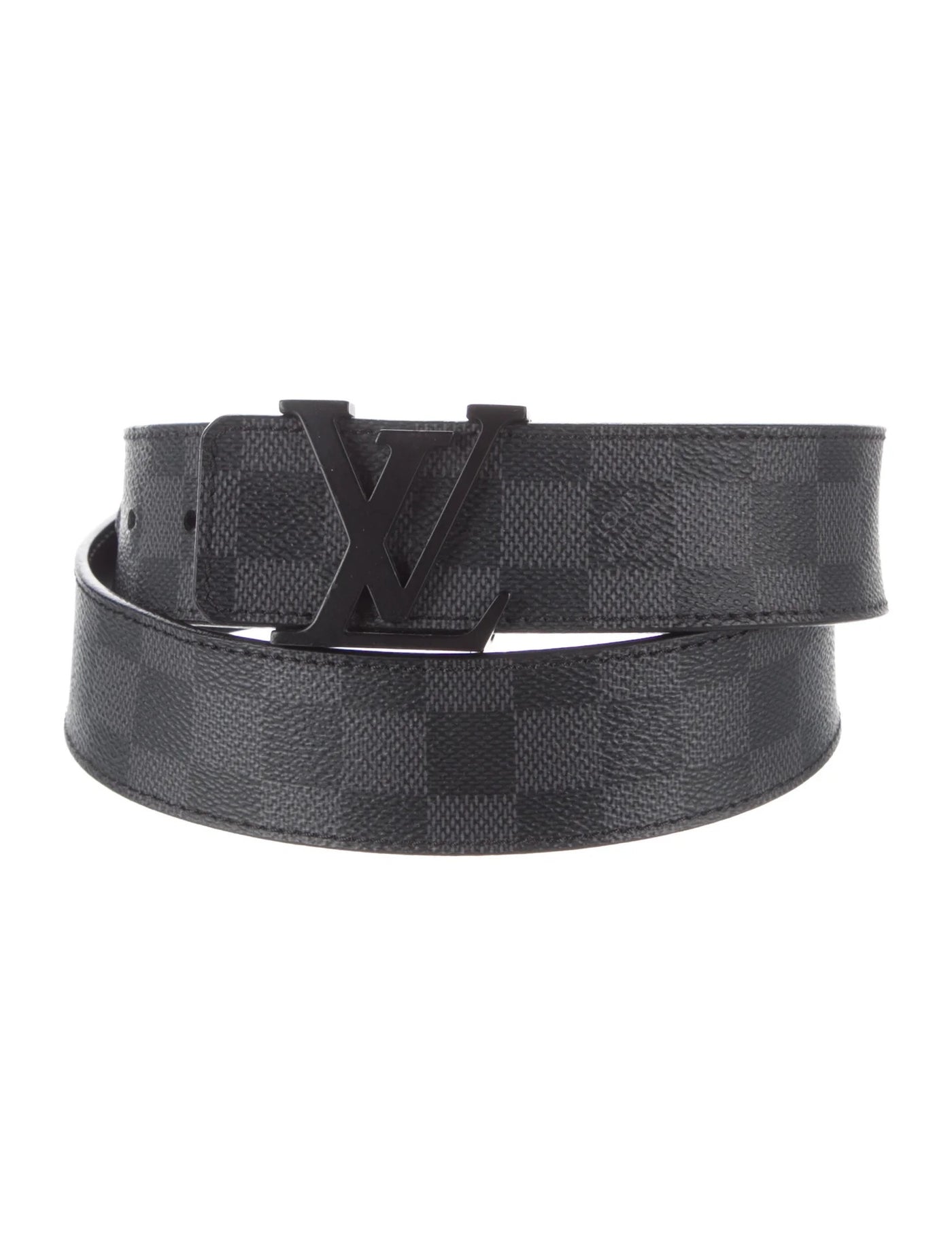 Louis Vuitton Damier Graphite Initiales Belt - Size 34 / 85 (SHF-23294 –  LuxeDH